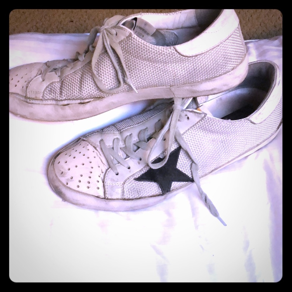 Golden goose worn